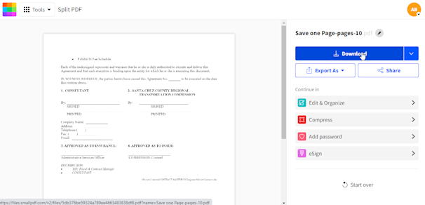 2023-10-02 - How To Save One Page of a PDF - Tools