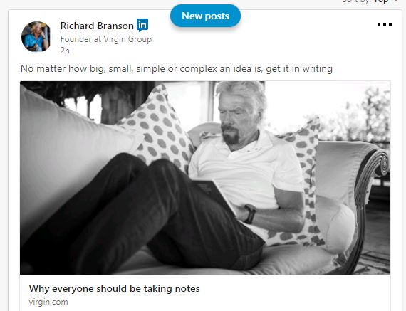 Success secrets of Richard Branson